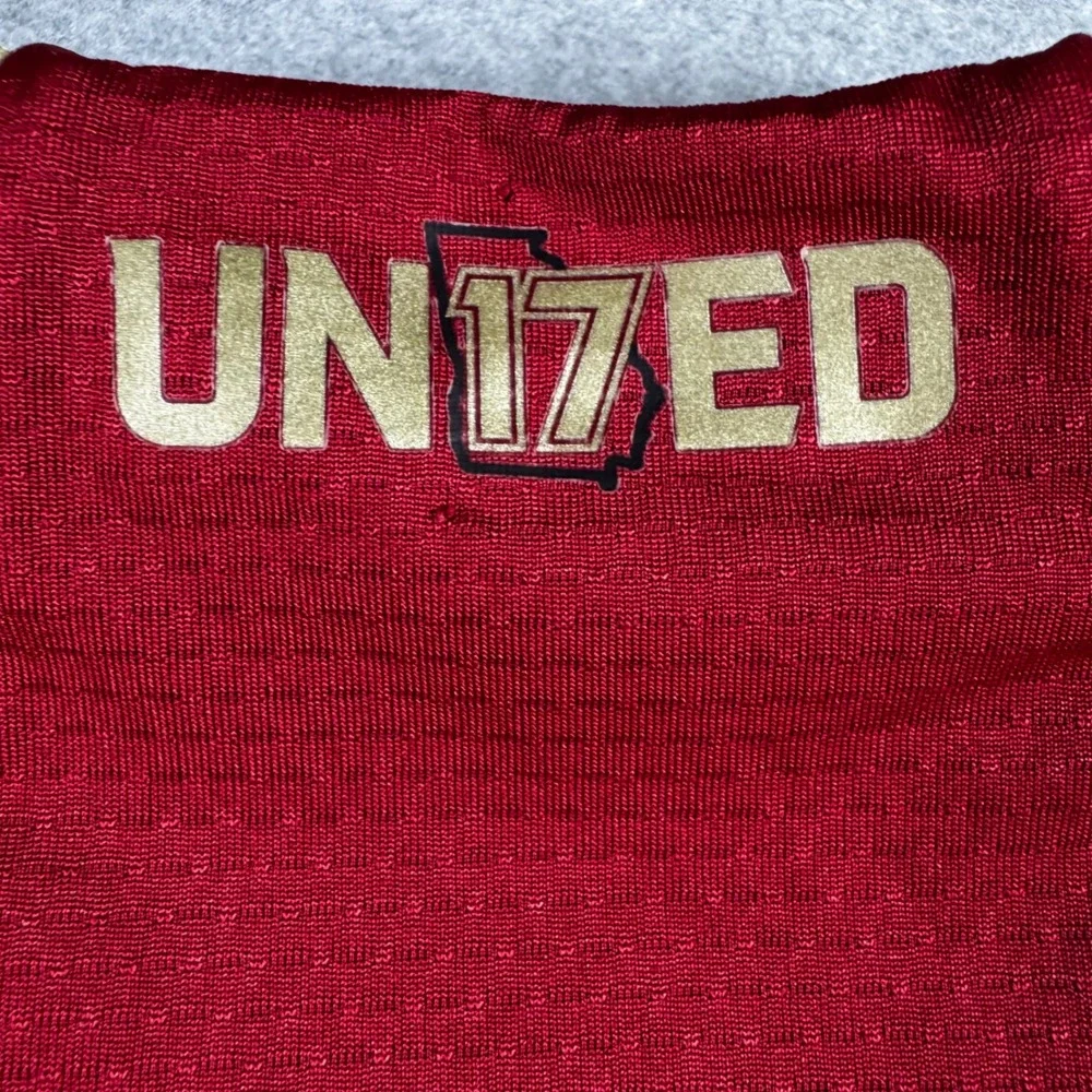 Adidas Atlanta United FC Jersey Mens L Red Black Excellent 2023/24 Authentic